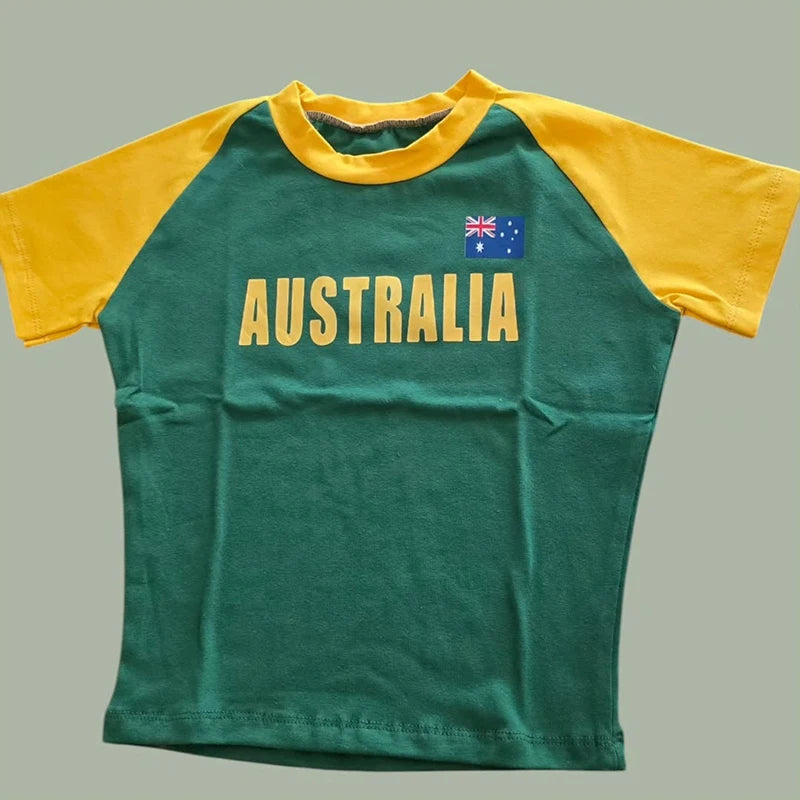 Green Brazil Baby Tee Crewneck
