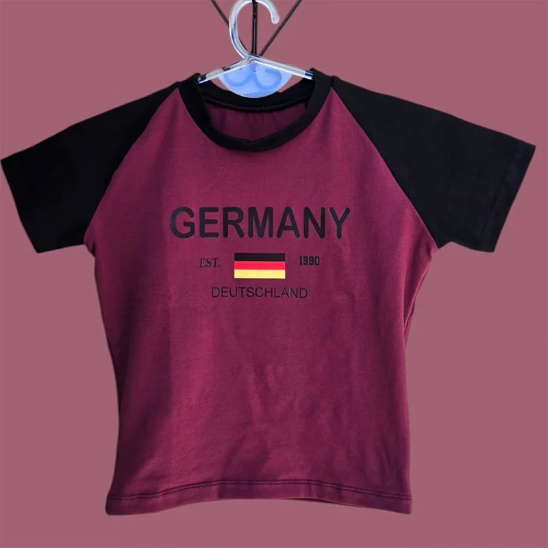 Green Brazil Baby Tee Crewneck